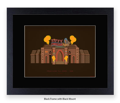 Dusk Til Dawn - Titty Twister - Fred Birchal Art Print