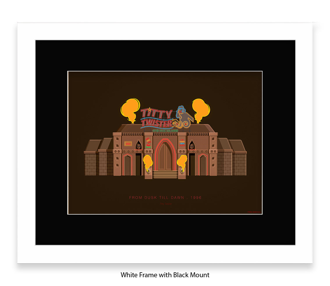 Dusk Til Dawn - Titty Twister - Fred Birchal Art Print