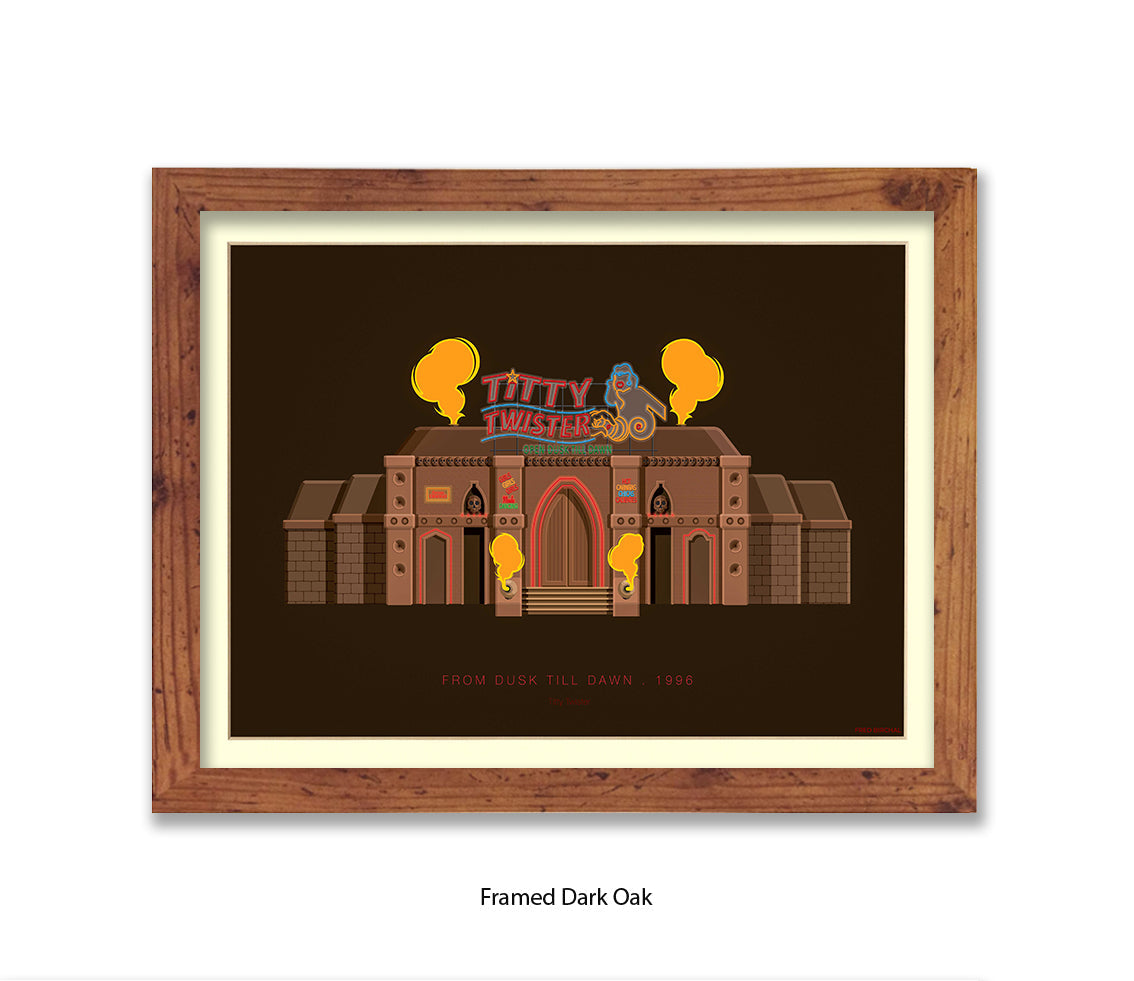Dusk Til Dawn - Titty Twister - Fred Birchal Art Print