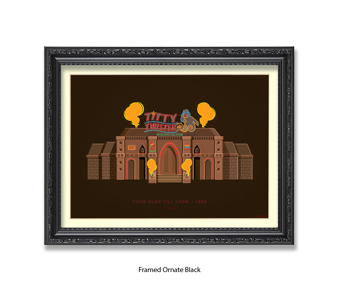Dusk Til Dawn - Titty Twister - Fred Birchal Art Print