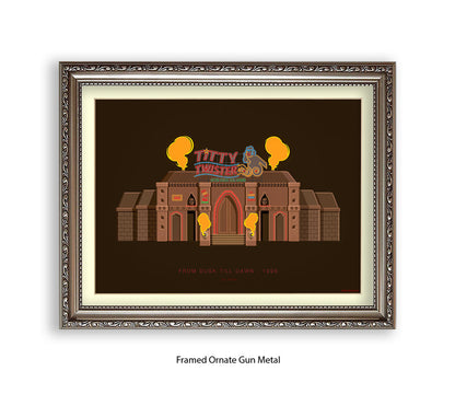 Dusk Til Dawn - Titty Twister - Fred Birchal Art Print