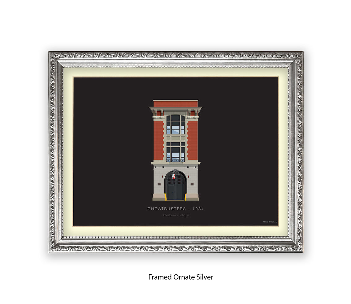 Ghostbusters - Firehouse - Fred Birchal Art Print