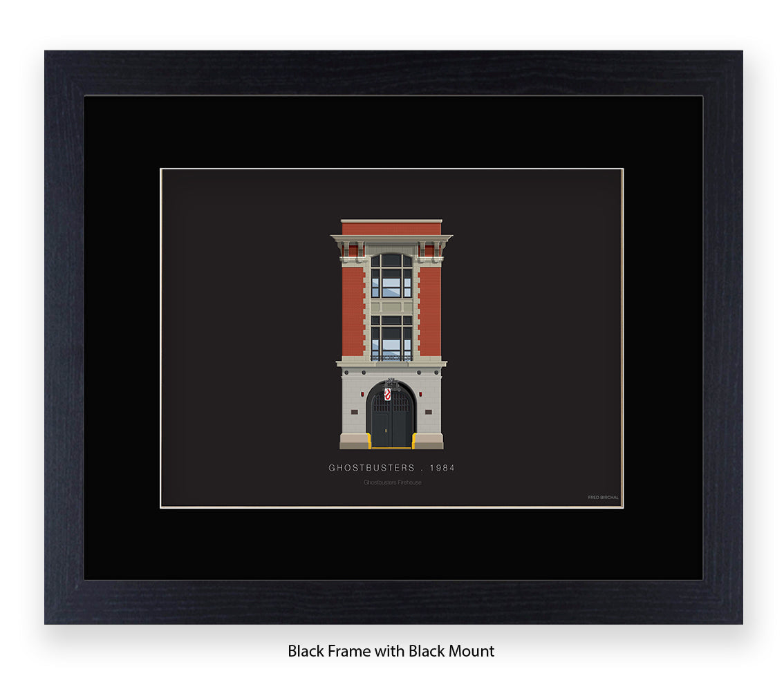 Ghostbusters - Firehouse - Fred Birchal Art Print