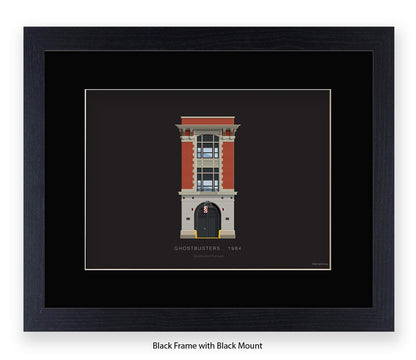 Ghostbusters - Firehouse - Fred Birchal Art Print
