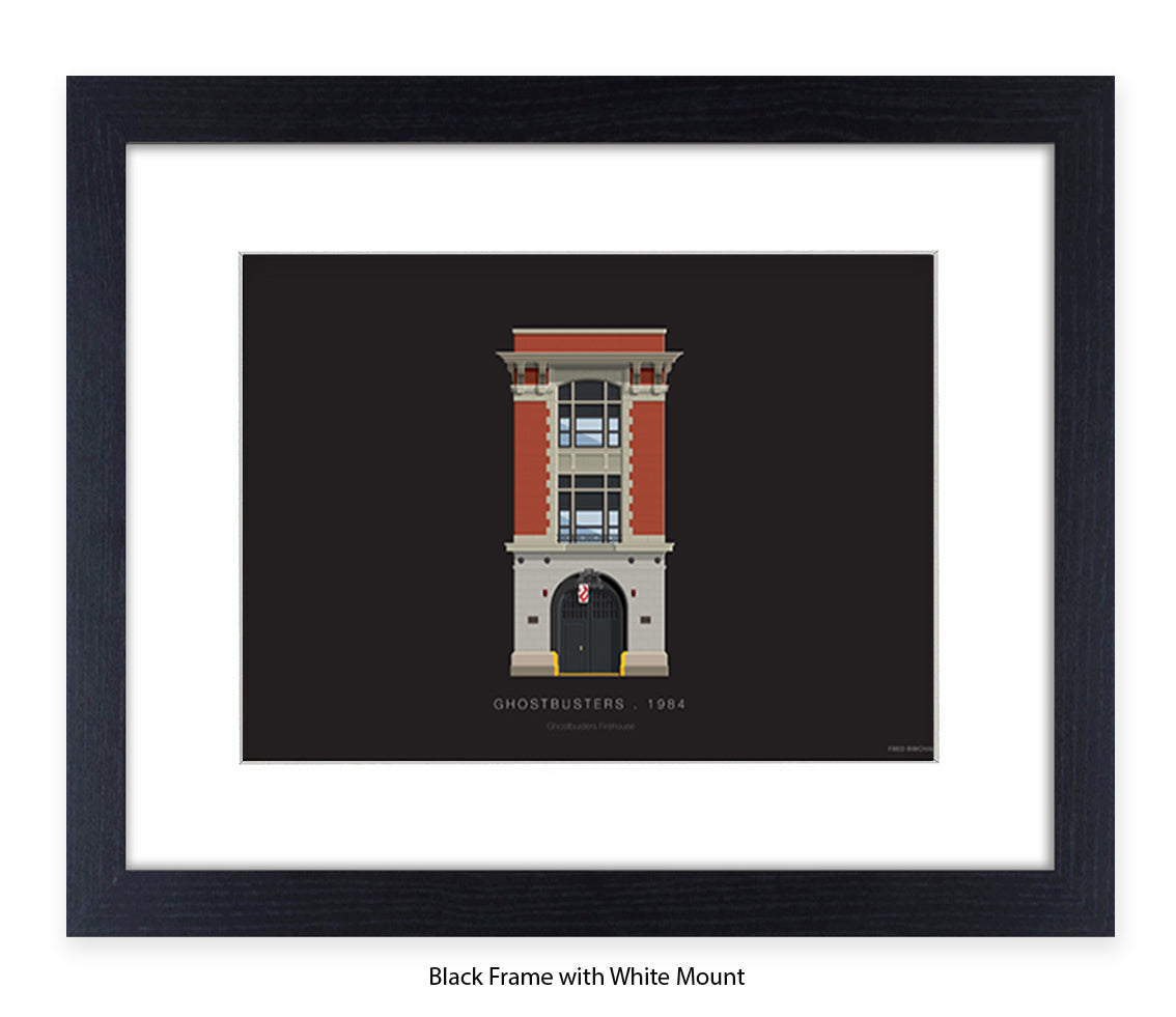 Ghostbusters - Firehouse - Fred Birchal Art Print