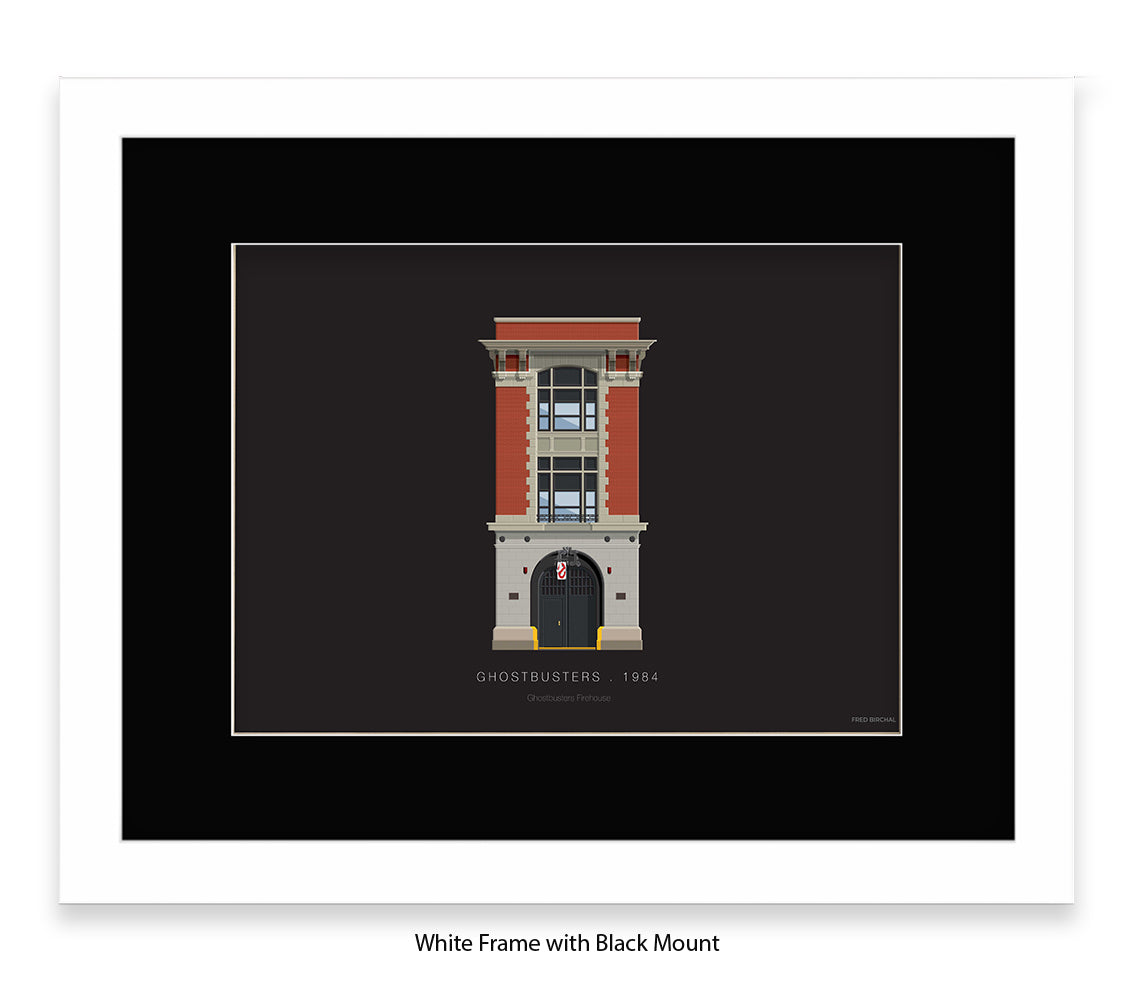 Ghostbusters - Firehouse - Fred Birchal Art Print