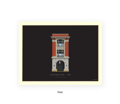 Ghostbusters - Firehouse - Fred Birchal Art Print