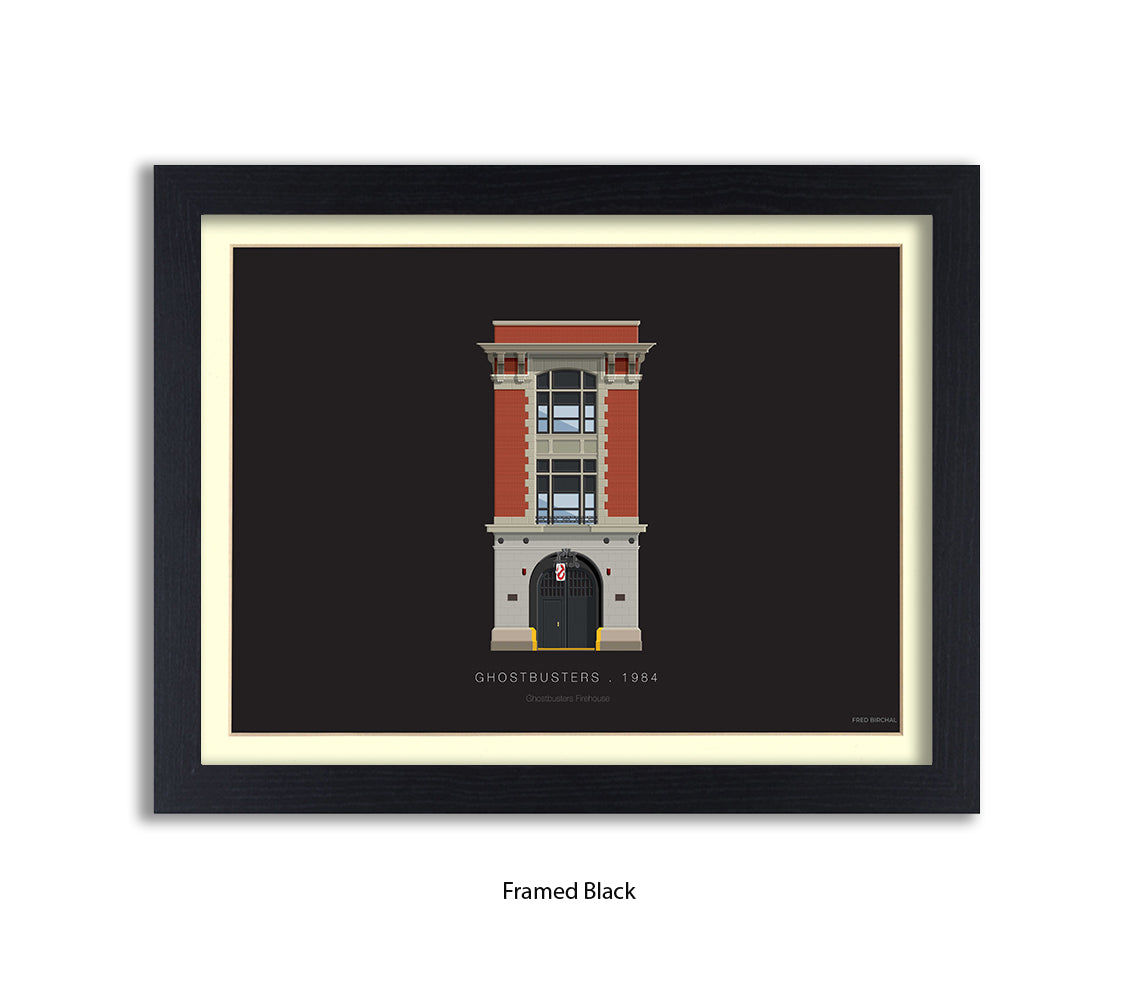 Ghostbusters - Firehouse - Fred Birchal Art Print
