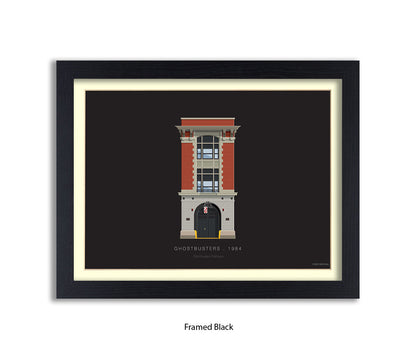 Ghostbusters - Firehouse - Fred Birchal Art Print