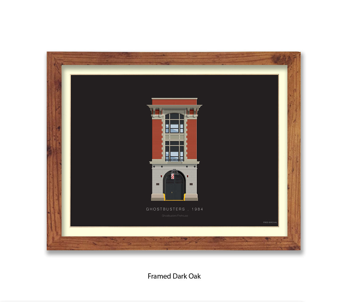 Ghostbusters - Firehouse - Fred Birchal Art Print
