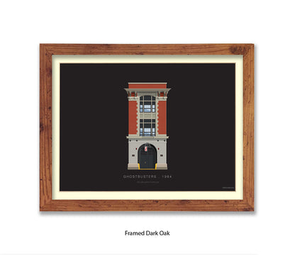 Ghostbusters - Firehouse - Fred Birchal Art Print