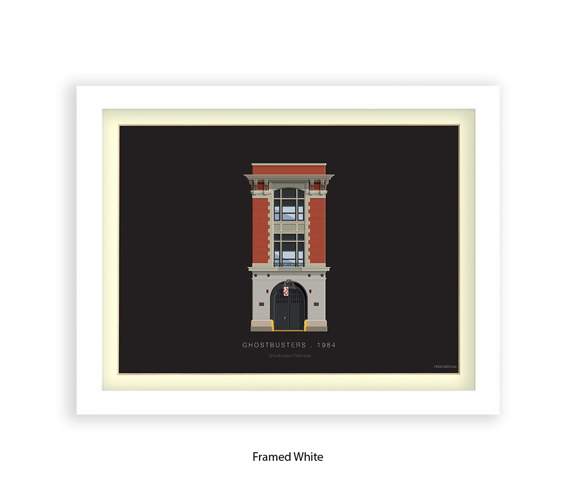 Ghostbusters - Firehouse - Fred Birchal Art Print