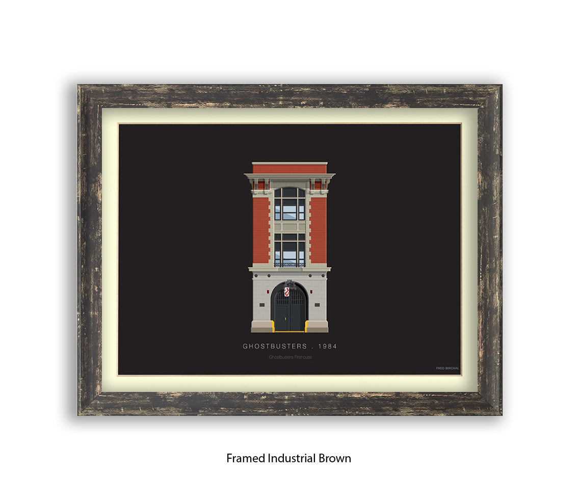 Ghostbusters - Firehouse - Fred Birchal Art Print