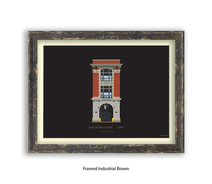 Ghostbusters - Firehouse - Fred Birchal Art Print