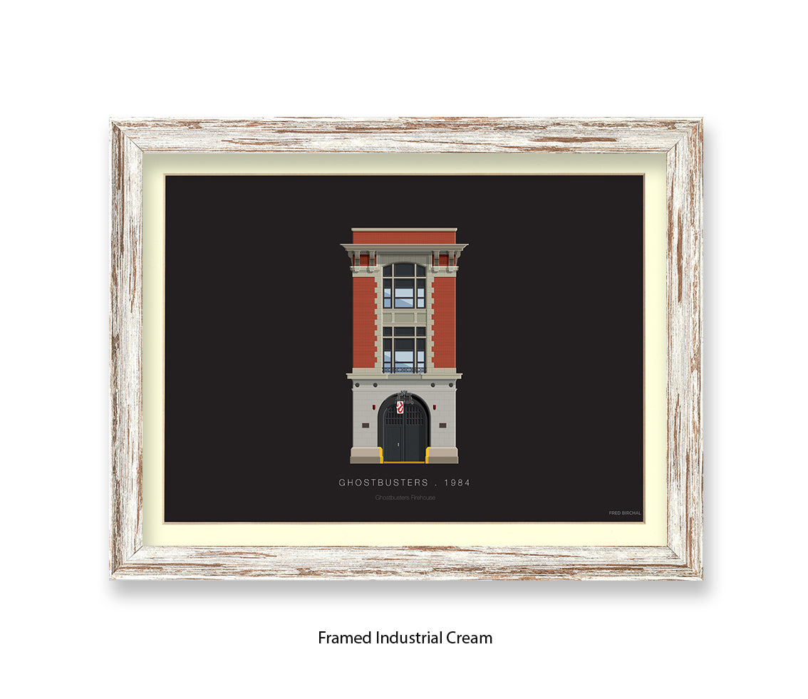 Ghostbusters - Firehouse - Fred Birchal Art Print