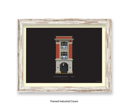 Ghostbusters - Firehouse - Fred Birchal Art Print
