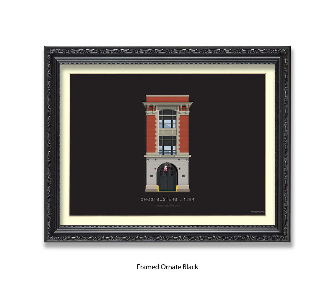 Ghostbusters - Firehouse - Fred Birchal Art Print