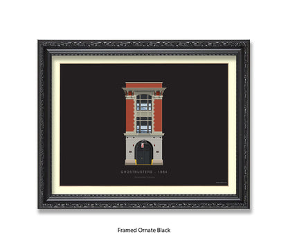 Ghostbusters - Firehouse - Fred Birchal Art Print