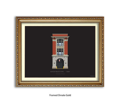 Ghostbusters - Firehouse - Fred Birchal Art Print