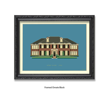 Home Alone - 1990 - House - Fred Birchal Art Print