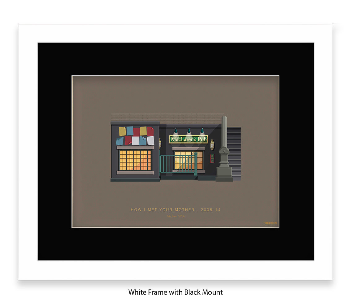 How I Met Your Mother - MacLaren's Pub - Fred Birchal Art Print