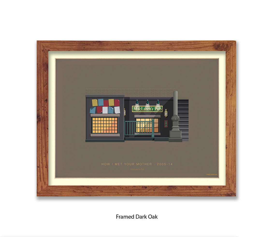 How I Met Your Mother - MacLaren's Pub - Fred Birchal Art Print
