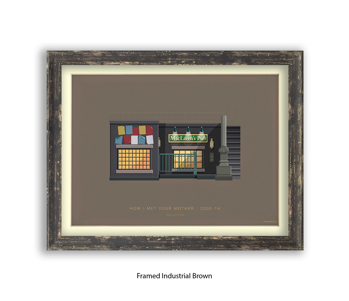 How I Met Your Mother - MacLaren's Pub - Fred Birchal Art Print