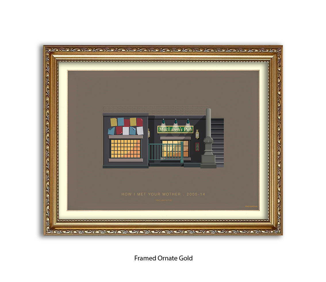 How I Met Your Mother - MacLaren's Pub - Fred Birchal Art Print