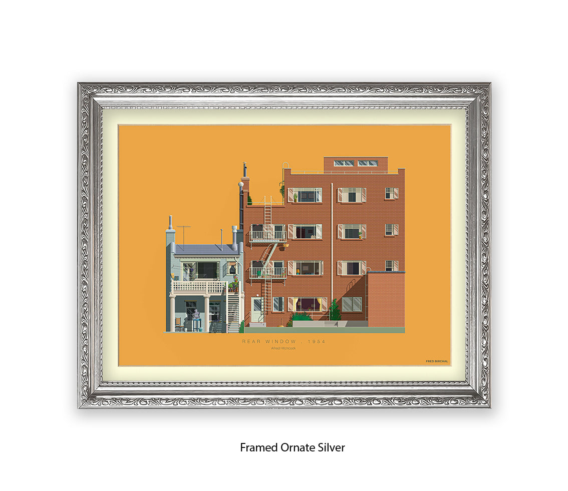 Rear Window - Hitchcock - Fred Birchal Art Print
