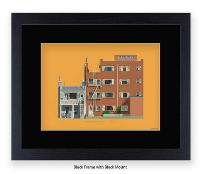 Rear Window - Hitchcock - Fred Birchal Art Print