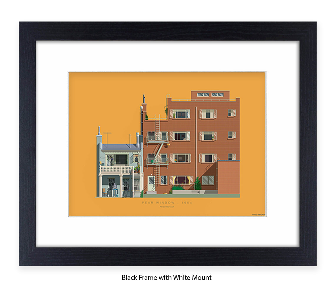Rear Window - Hitchcock - Fred Birchal Art Print