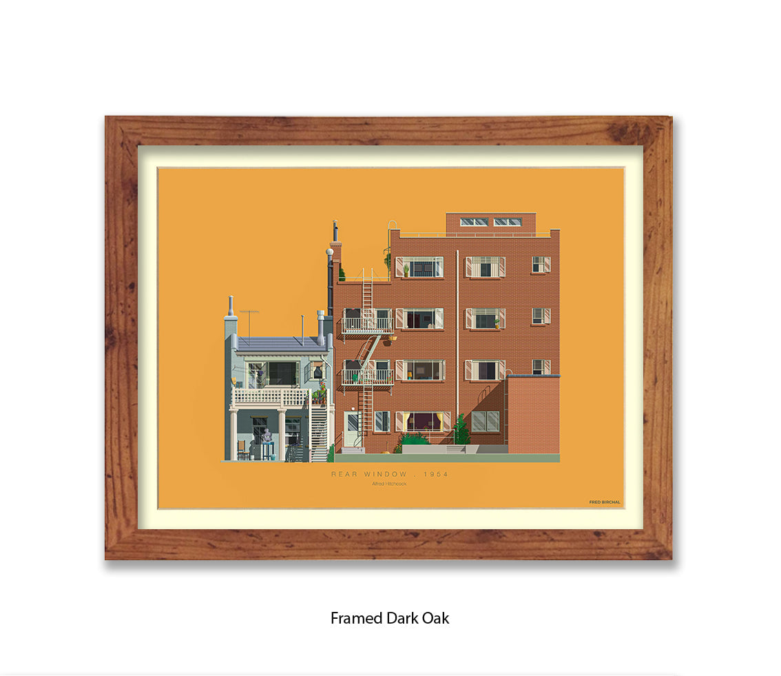 Rear Window - Hitchcock - Fred Birchal Art Print
