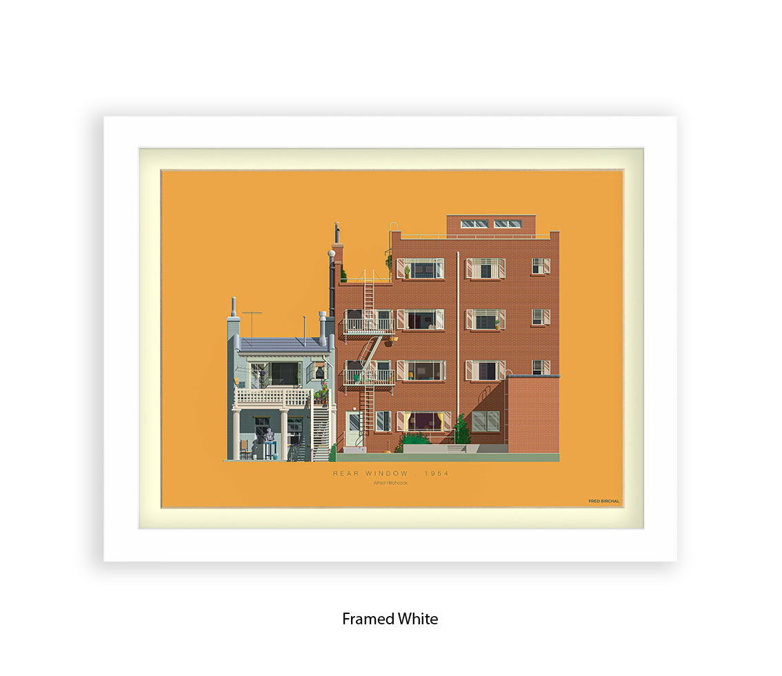 Rear Window - Hitchcock - Fred Birchal Art Print