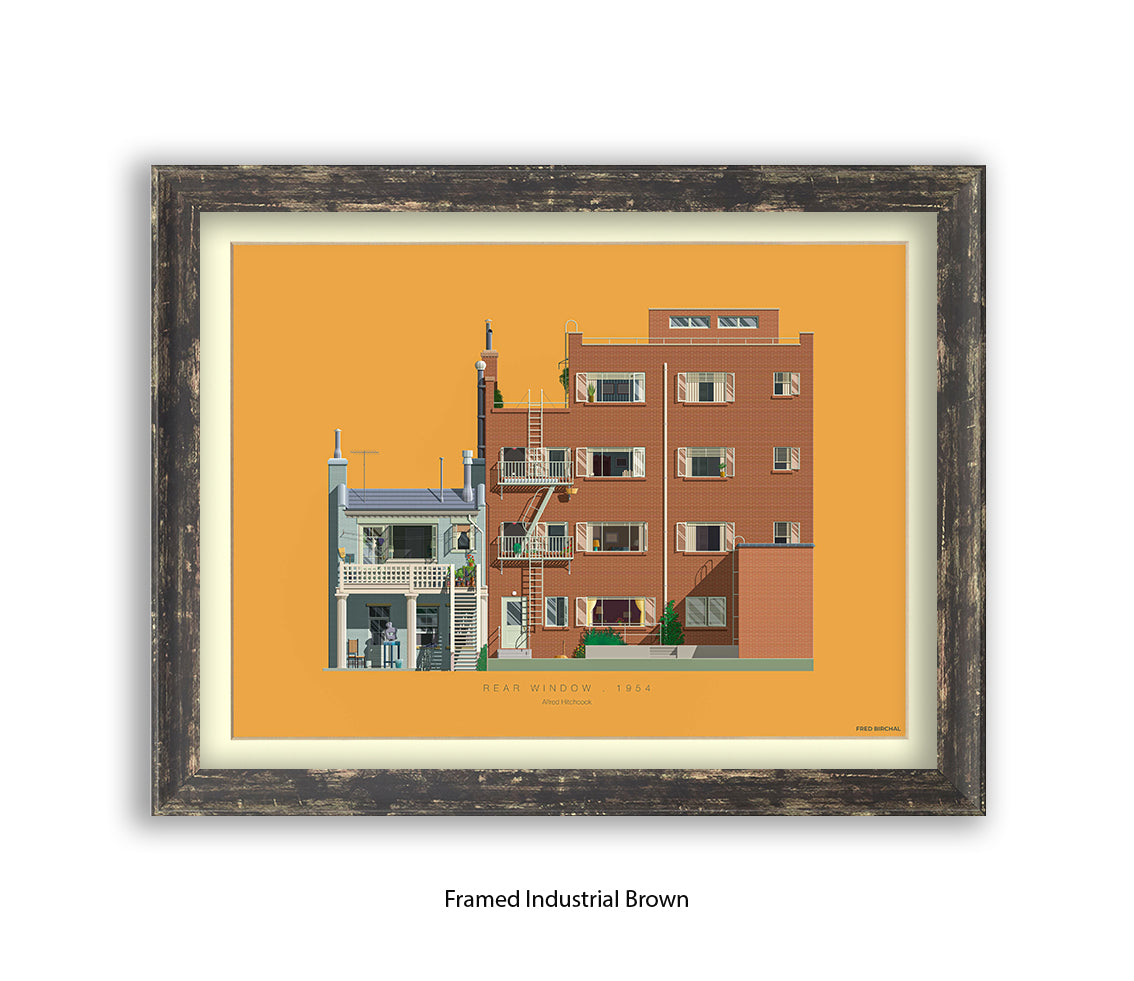 Rear Window - Hitchcock - Fred Birchal Art Print