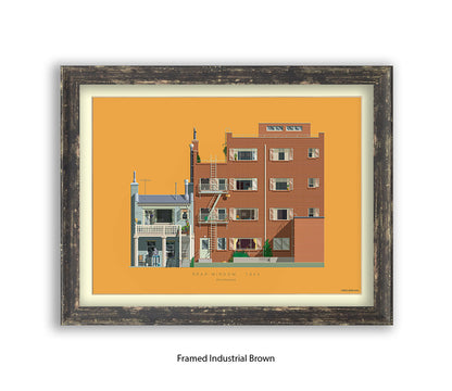 Rear Window - Hitchcock - Fred Birchal Art Print