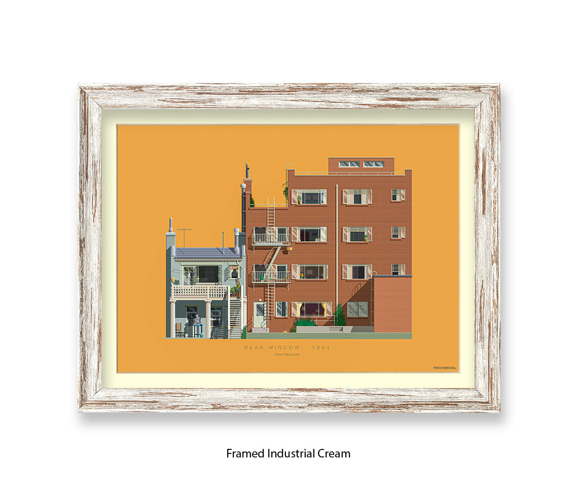 Rear Window - Hitchcock - Fred Birchal Art Print