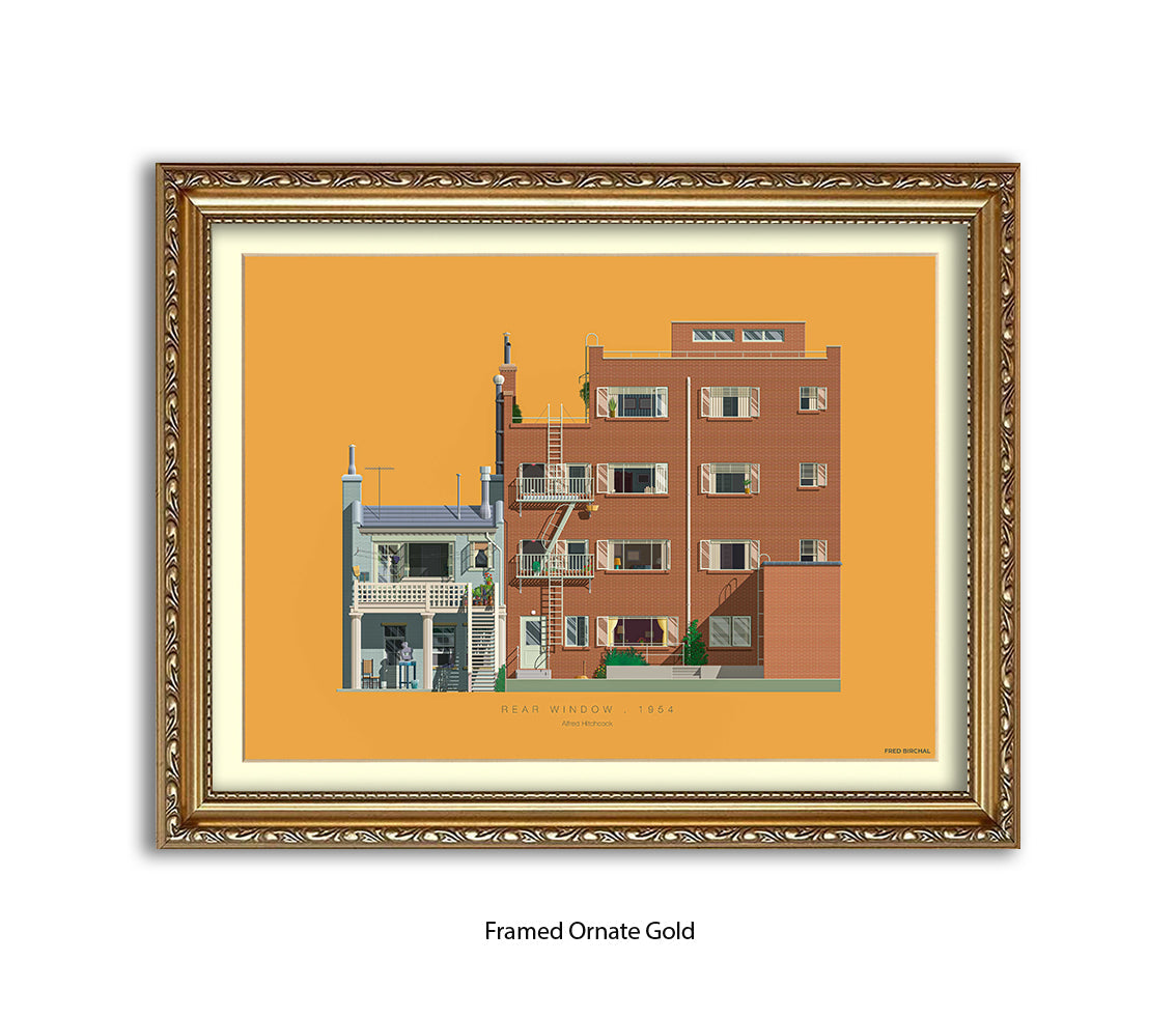 Rear Window - Hitchcock - Fred Birchal Art Print