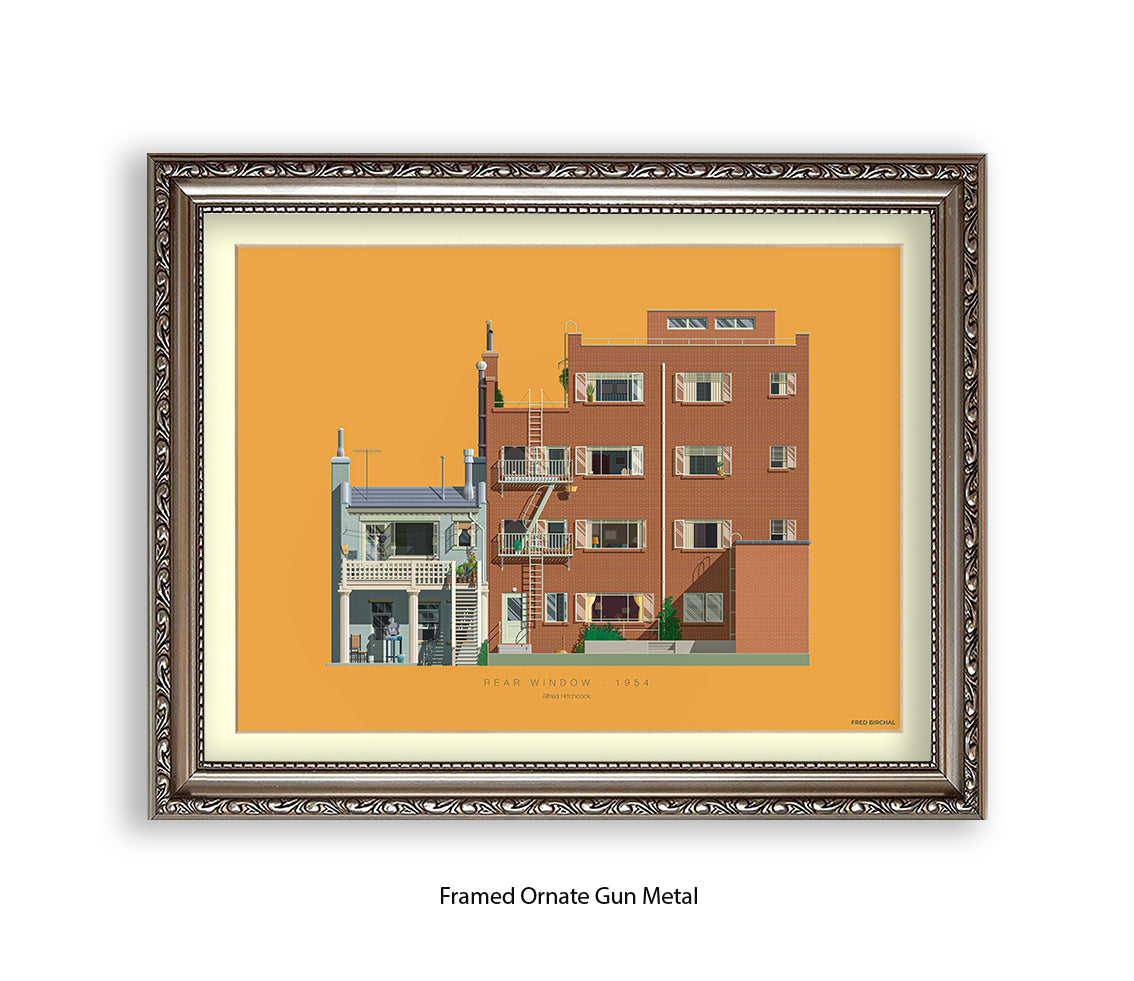 Rear Window - Hitchcock - Fred Birchal Art Print