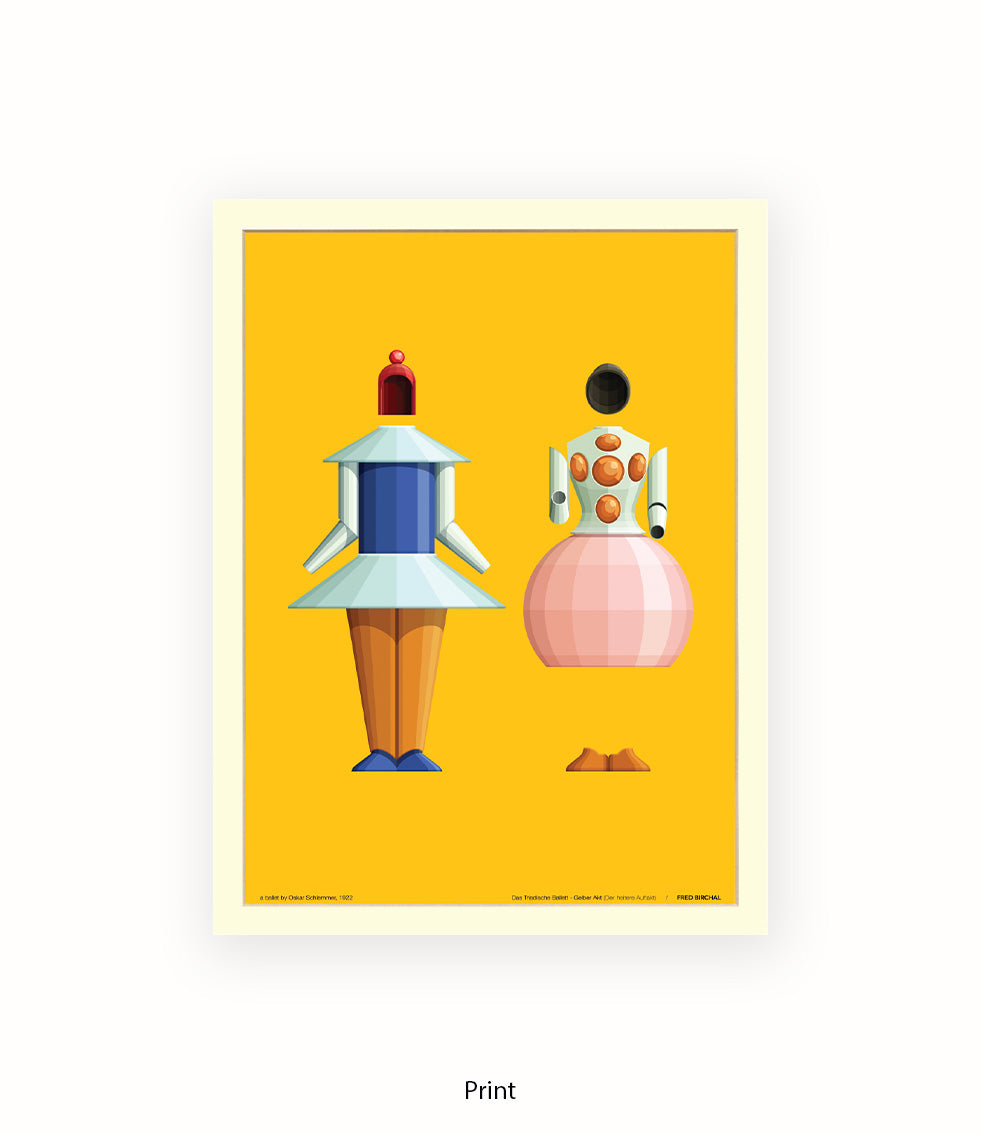 Triadische Ballet 1970-II - Fred Birchal - Art Print