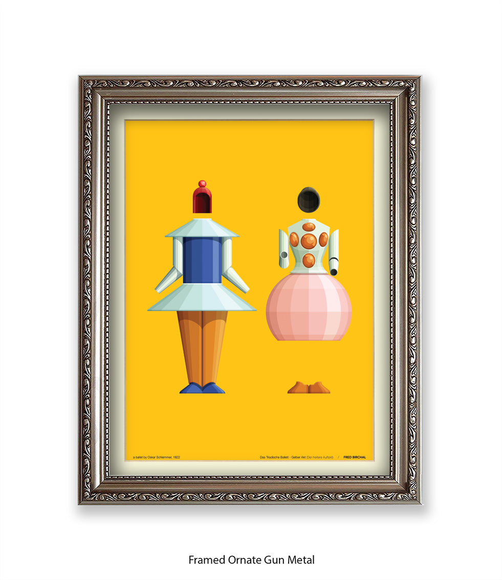 Triadische Ballet 1970-II - Fred Birchal - Art Print