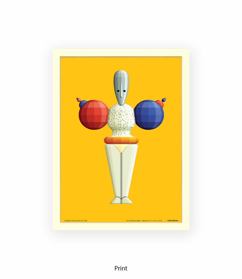 Triadische Ballet 1970-III - Fred Birchal - Art Print