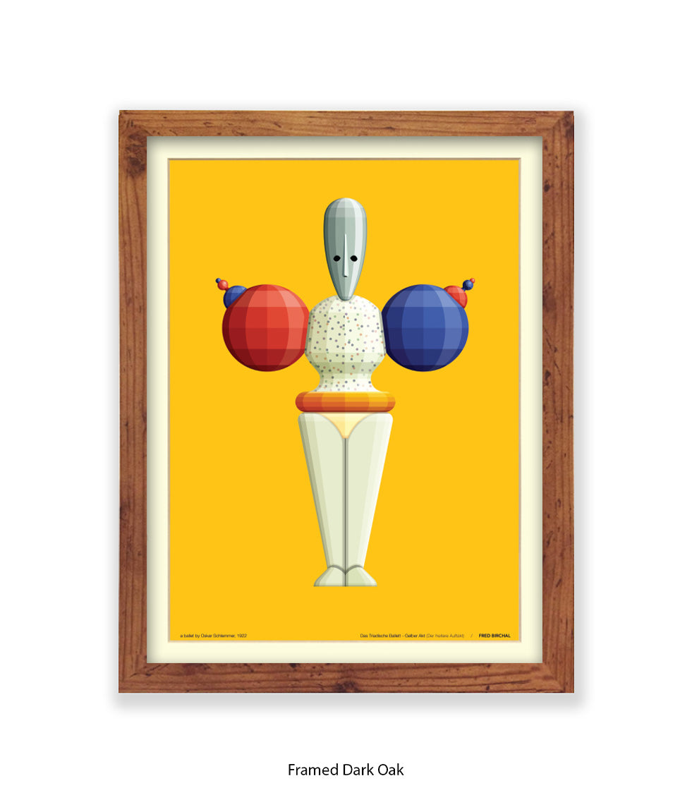 Triadische Ballet 1970-III - Fred Birchal - Art Print