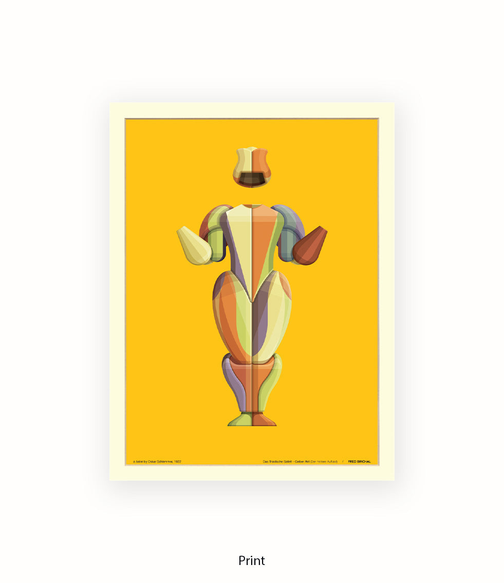 Triadische Ballet 1970-IV - Fred Birchal - Art Print