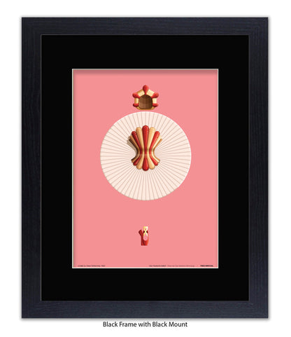 Triadische Ballet 1970-V - Fred Birchal - Art Print