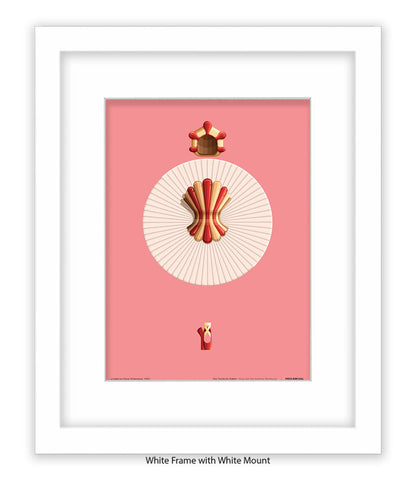 Triadische Ballet 1970-V - Fred Birchal - Art Print