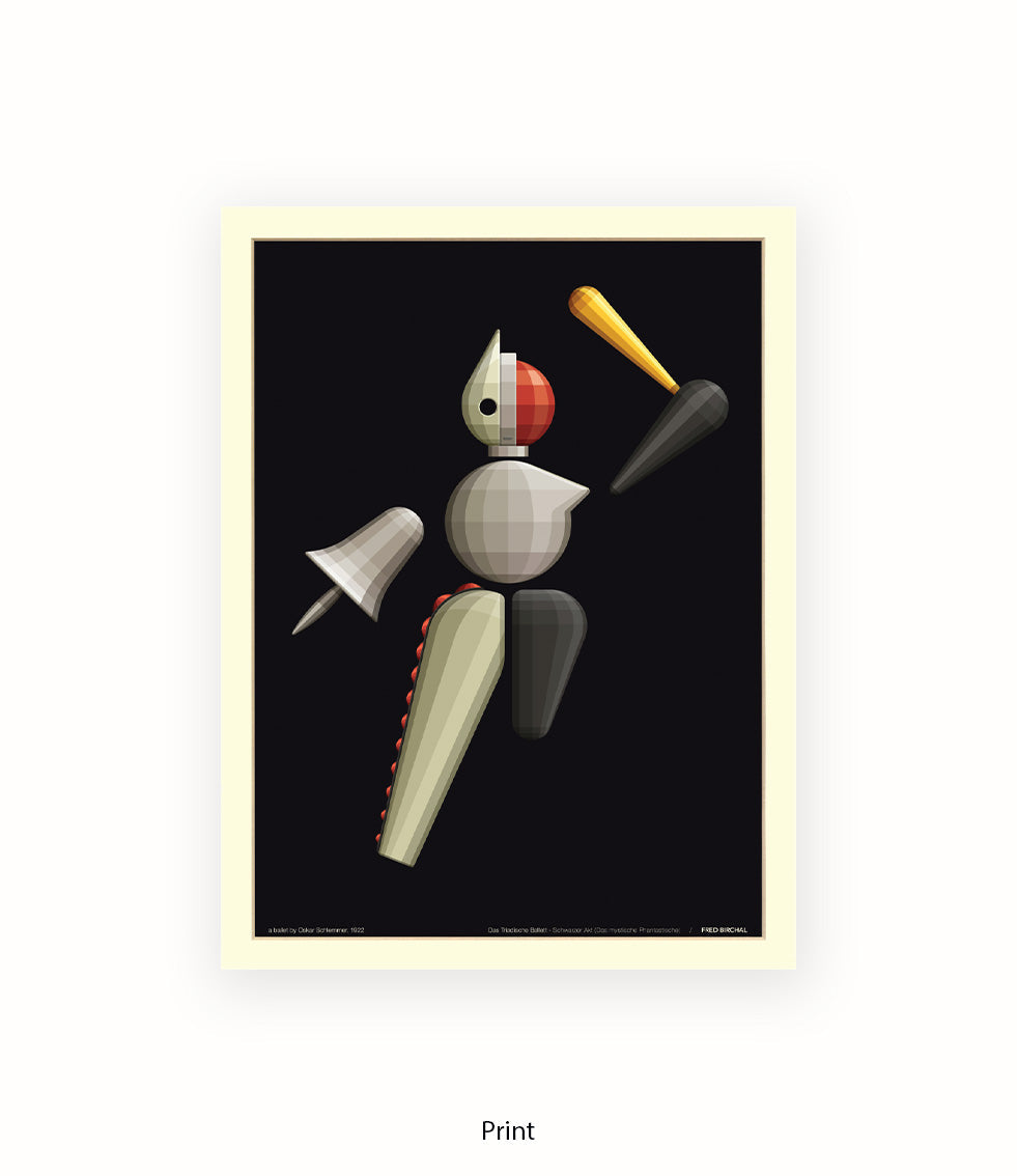 Triadische Ballet 1970-VII - Fred Birchal - Art Print