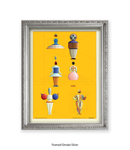 Triadische Ballet 1970-VIII - Fred Birchal -Art Print