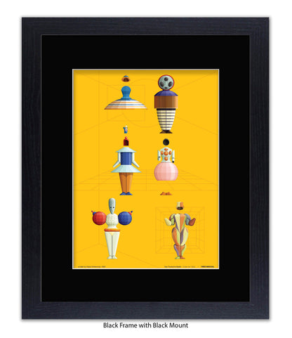 Triadische Ballet 1970-VIII - Fred Birchal -Art Print