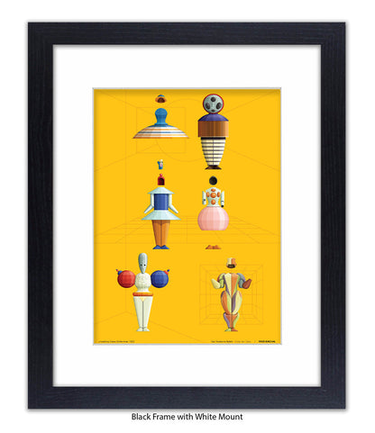Triadische Ballet 1970-VIII - Fred Birchal -Art Print