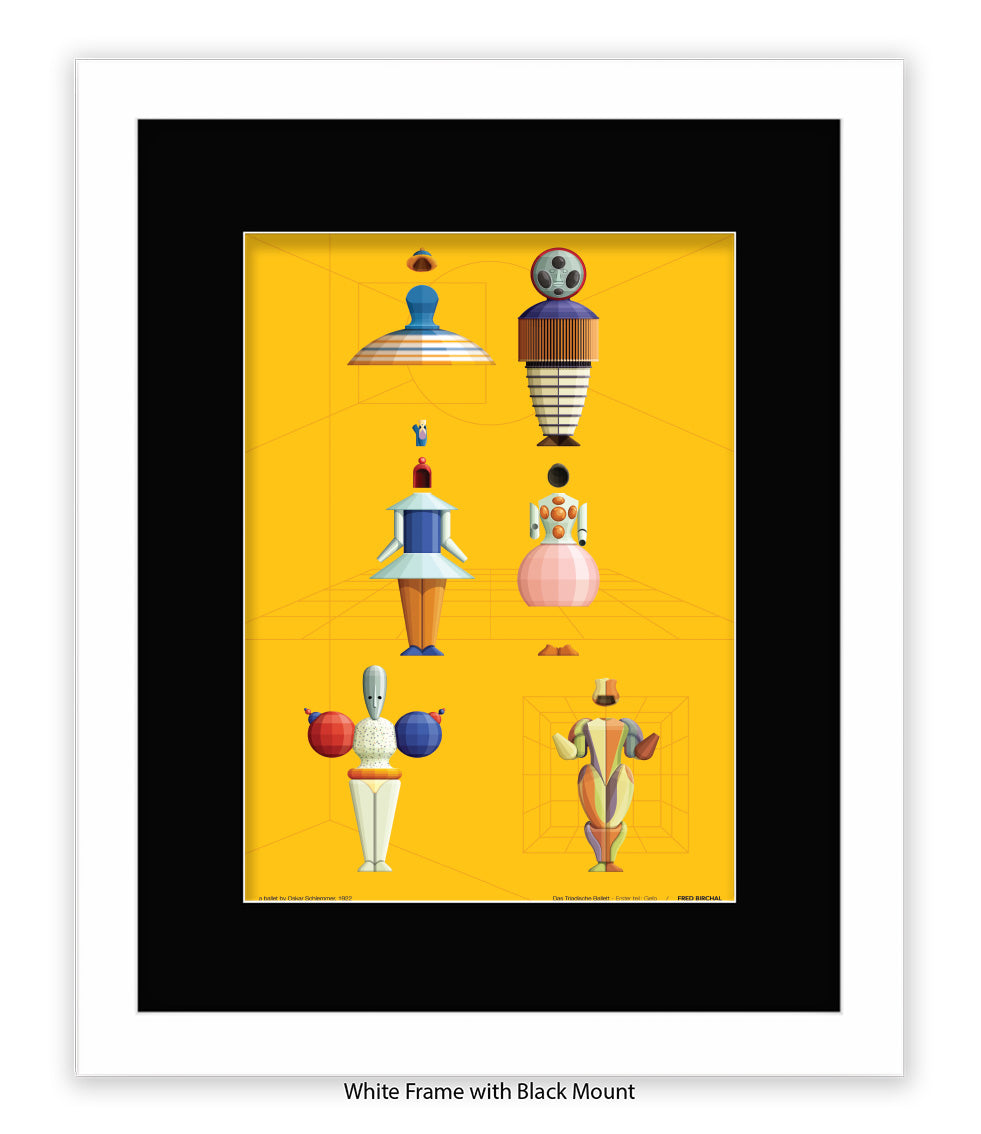 Triadische Ballet 1970-VIII - Fred Birchal -Art Print